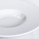 Assiette ronde porcelaine blanche