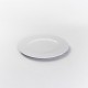 Assiette ronde porcelaine blanche
