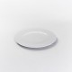 Assiette ronde porcelaine blanche