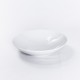 Assiette ronde porcelaine blanche