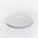 Assiette ronde porcelaine blanche