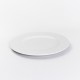 Assiette ronde porcelaine blanche