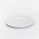 Assiette ronde porcelaine blanche