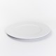 Assiette ronde porcelaine blanche