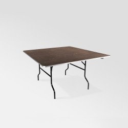 Table bois carrée