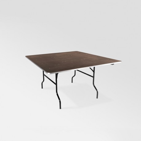 Table bois carrée