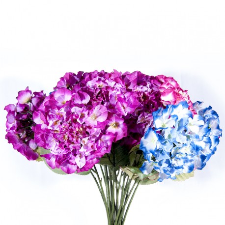 Fleur : Hortensia / Tige 70cm, artificielle