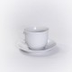 Assiette ronde porcelaine blanche