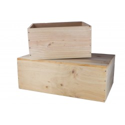 Caisse à vin en bois