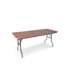 Table rectangle en bois 2x1x0,75m